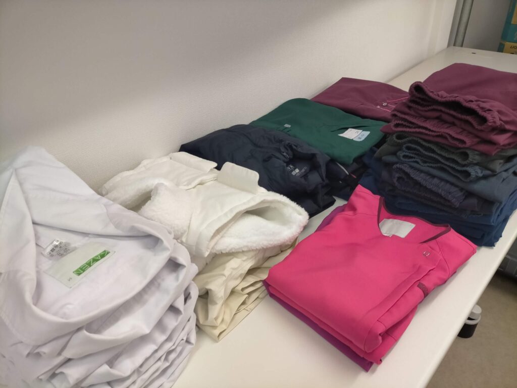 デリバリークリーニングの仕上がりタオル