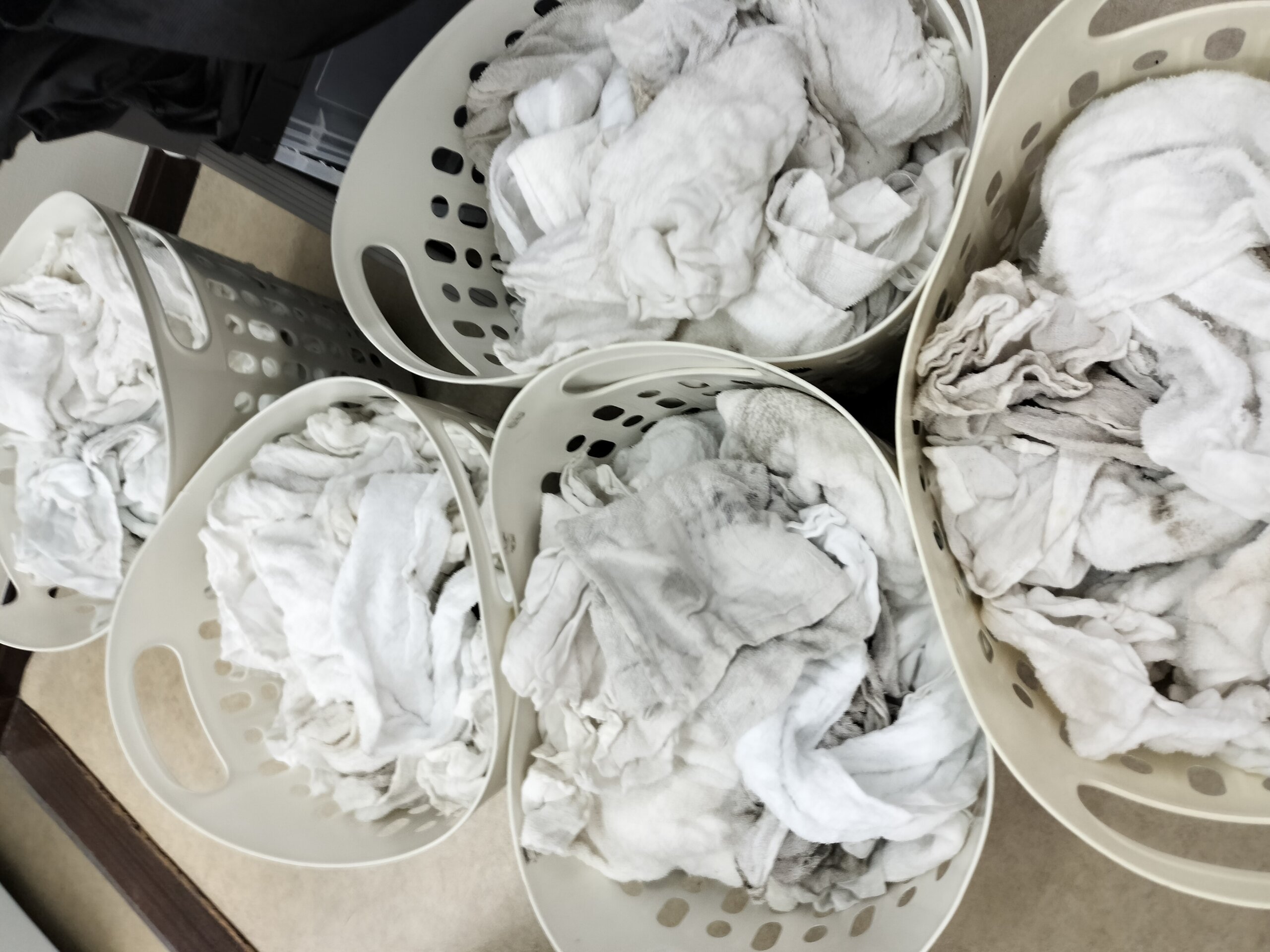 タオル雑巾の洗濯代行　クリーニング
