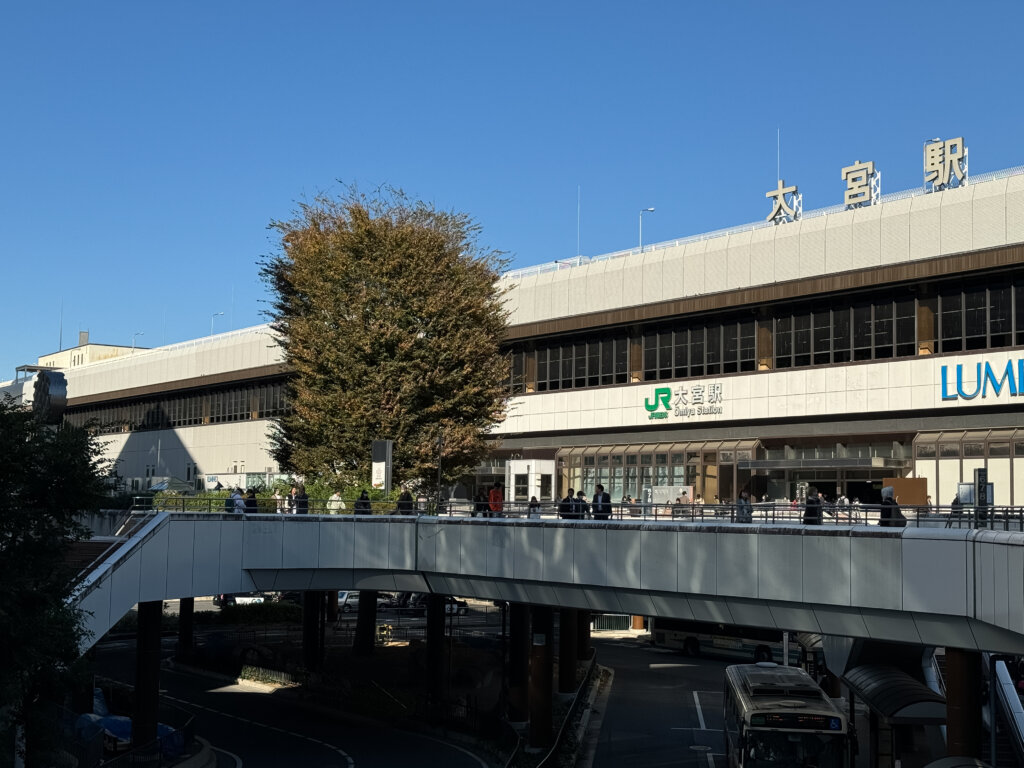 JR大宮駅前の風景。埼玉県内の法人向け洗濯代行サービス対象エリアの一例。