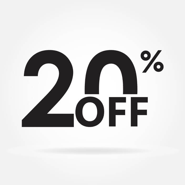 洗濯代行 初月20%OFFキャンペーン告知バナー