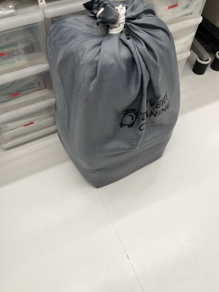 洗濯納品のランドリーバック