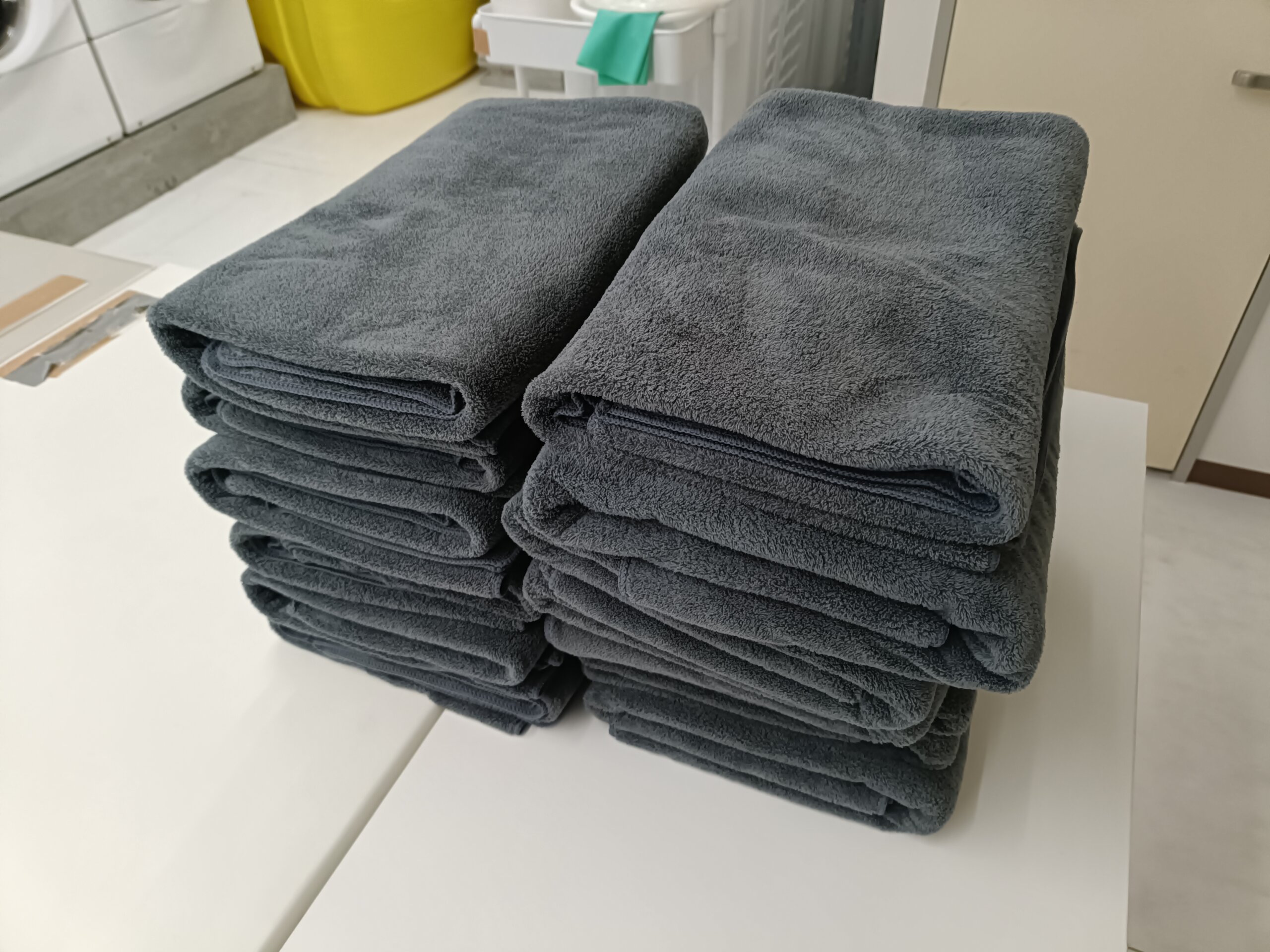 きれいに畳まれたタオル