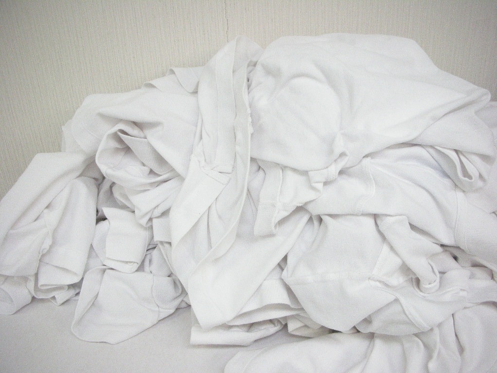 洗濯前のイベントポロシャツ まとめ洗い